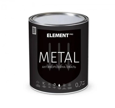 Антикоррозийная эмаль 3 в 1 Element Pro Metall (синий) 0.7 кг