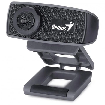 Вебкамера Genius FaceCam 1000X Black, 2.0 Mpx, 1600x1200, USB 2.0, встроенный микрофон