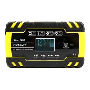 Зарядное устройство 12V (24V) мощностью 8 Ah (4Ah) для аккумуляторов грузовых, легковых автомобилей 6-150Ah (AvitoTECH, ZYX-J10)