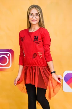 Туника Little Star 164 см Красный (2125000579467)