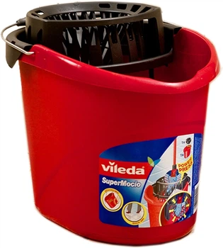 Відро з віджимом Vileda Torsion Power 10 л Червоне (4003790105111)