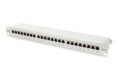 Патч-панель DIGITUS 19" 1U 24 порта Cat.6 STP в сборе (DN-91624S)