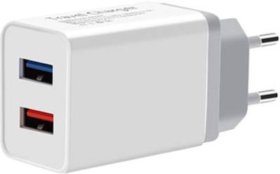 Мережевий зарядний пристрій XoKo WC-210 2.4A USB White (WC-210-WH)
