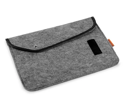 Чехол для планшета FeltFabricDesign 40,5х27 из войлока серый М28 (10519)