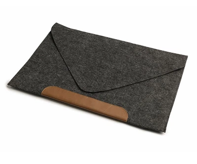 Чехол для планшета FeltFabricDesign 30х21 из войлока черный М59 (10651)