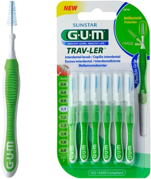 Міжзубні щітки GUM Trav-Ler 1.1 мм (7630019900188)