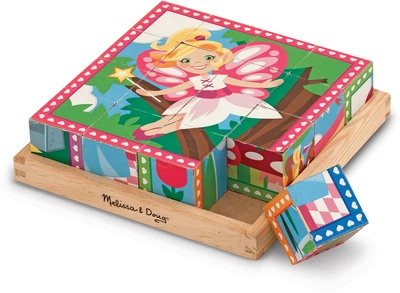 Кубики Пазл Принцессы и Феи Melissa & Doug