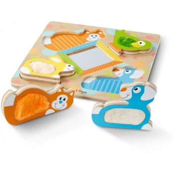 Дзеркальний формовий пазл з пухнастими домашніми тваринами Melissa&Doug