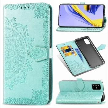Чехол Vintage для Samsung Galaxy A51 2020 / A515F книжка с визитницей Бирюзовый Без Бренда