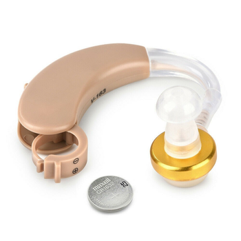 Заушный слуховой аппарат Axon V-163 усилитель слуха с зарядкой и аккумулятором