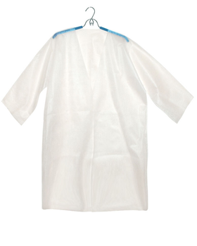 Халат-кимоно без рукавов (спанбонд) для косметологических салонов Vitess L Белый