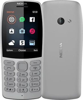 Мобільний телефон Nokia 210 Dual Sim Gray (16OTRD01A03)