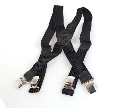 Подтяжки мужские Dovhani P003-1BLACK Черные