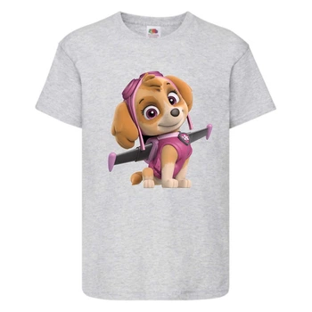 Футболка дитяча Щенячий патруль 2 (Paw Patrol) Скай сіра