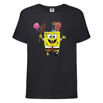 Футболка Спанч Боб 28 (Sponge Bob) чорна