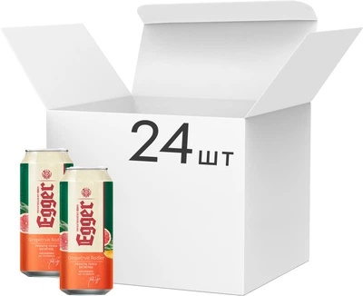 Egger Grapefruit Radler спеціальне світле пастеризоване фільтроване з додаванням соку 0,5 л × 24