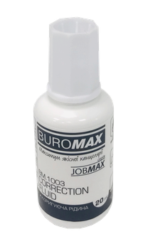 Коригуюча рідина з пензликом Buromax Jobmax 20мл (BM.1003)