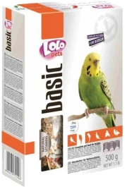 Повсякденний корм для хвилястих папуг LoLo PETS 500 г (5904479721006)