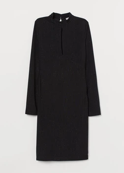 Сукня H&M S Чорний 0821731_блискітки