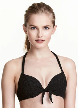 Купальний бюст H&M 80A Білий 0184121_черн