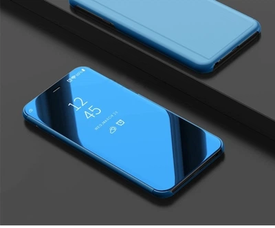 Чехол Mirror для Xiaomi Redmi 6A книжка зеркальный Clear View Blue