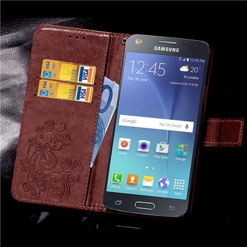 Чехол Clover для Samsung Galaxy J5 2015 J500 J500h книжка Коричневый