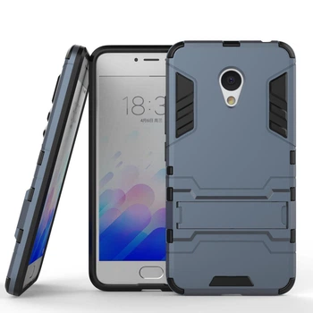 Чохол Iron для Meizu M3s / M3 / M3 mini броньований Бампер Броня Dark Blue Без бренду