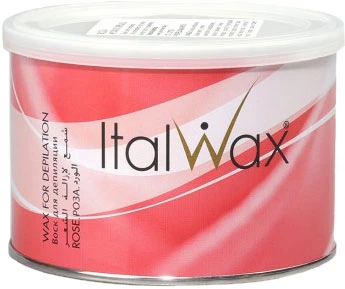 Теплый воск для депиляции ItalWax Роза в банке 400 мл (8032835161047)
