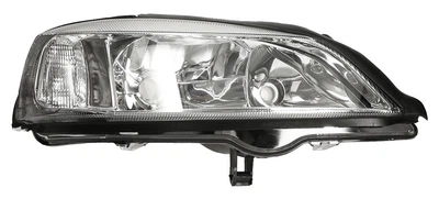 Фара Opel Astra G 1998 - 2009, права штатна, електр., хром рант, (TYC, fp96)