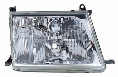 Фара Toyota Land Cruiser 100 (J10, дорестайл) 1998 - 2002, права штатна, електр., тип EURO, (Depo, fp382)