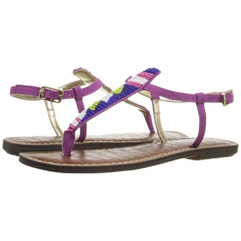 Сандалии Sam Edelman Kids Gigi Beaded 35 (Фуксия)
