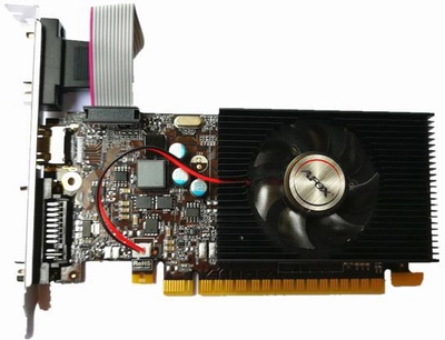 AFOX PCI-Ex GeForce GT 730 2GB GDDR3 (128bit) (954/1333) (VGA, DVI, HDMI) (AF730-2048D3L6)