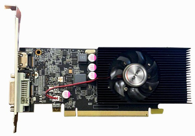 Видеокарта AFOX PCI-Ex GeForce GT1030 2GB GDDR5 (64bit) (1227/6000) (DVI, HDMI) (AF1030-2048D5L7)