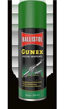 Масло оружейное Klever Ballistol Gunex Spray 200 ml (22205)