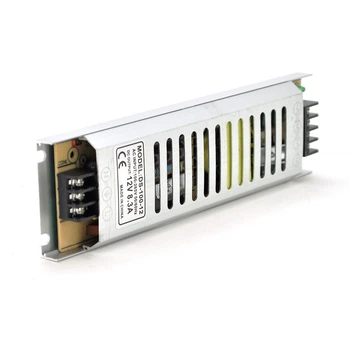 Импульсный БП 12V 8.33A 100W компактный источник питания перфорированный корпус SLIM