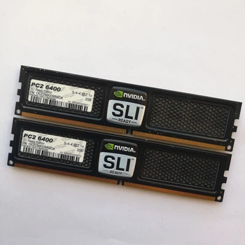 Комплект оперативной памяти OCZ SLI-Ready DDR2 4Gb (2Gb+2Gb) 800MHz PC2 6400U CL5 (OCZ2N800SR4GK) Б/У