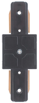 Соединитель для шинопровода Brille HD-20S BK прямой (48-084)
