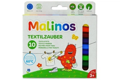 Фломастеры текстильные Malinos Textil 10 шт. (MA-300010)
