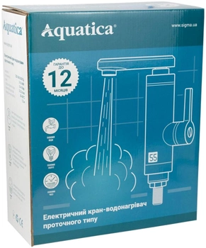 Электрический проточный водонагреватель AQUATICA 3 кВт для кухни (HZ-6B243W)