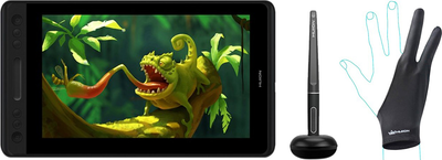 Графічний монітор Huion Kamvas Pro 12 з рукавичкою