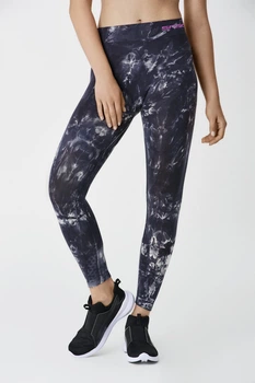 Легінси жіночі SPAIO Fitness W01 L/XL чорний/білий