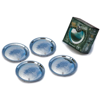 Автомобильные ретро-колпаки Baby Moon R14 4 шт Хром