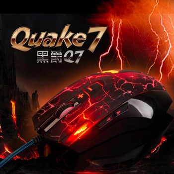 Мышь игровая A-Jazz Quake7 USB 24000dpi LED подсветка оптическая