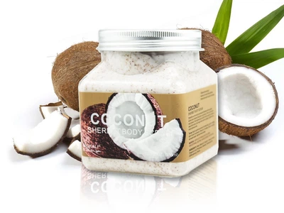 Скраб для тела Wokali COCONUT Sherbet С КОКОСОМ 350 мл
