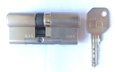 Цилиндр EVVA EPS 82 мм (41х41) ключ/ключ никель