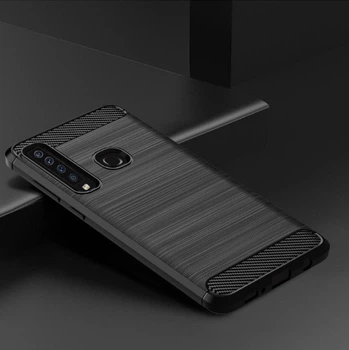 Чехол Carbon для Samsung A9 2018 Черный Без Бренда