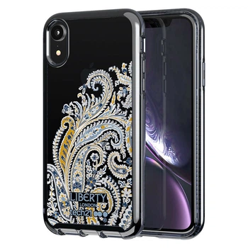 Фирменный противоударный чехол tech21 Liberty London для Apple iPhone XR Pure Print Felix Raisen