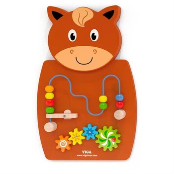 Бизиборд Viga Toys Лошадка с лабиринтом 50678FSC