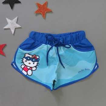 Шорты Hello Kitty Sanrio для девочки 98 см Голубые 16315