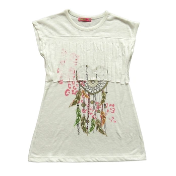 Туника Akku kids для девочки 128 см Белая 8709